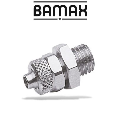 GAV Straight Conical 3/8 M Push In Fitting For 8mm Hose